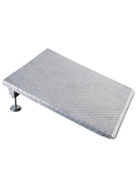 Nastavitelná ocelová nájezdová rampa, 15-27 cm